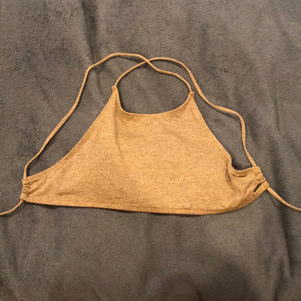 High Neck Bathing Suit Top